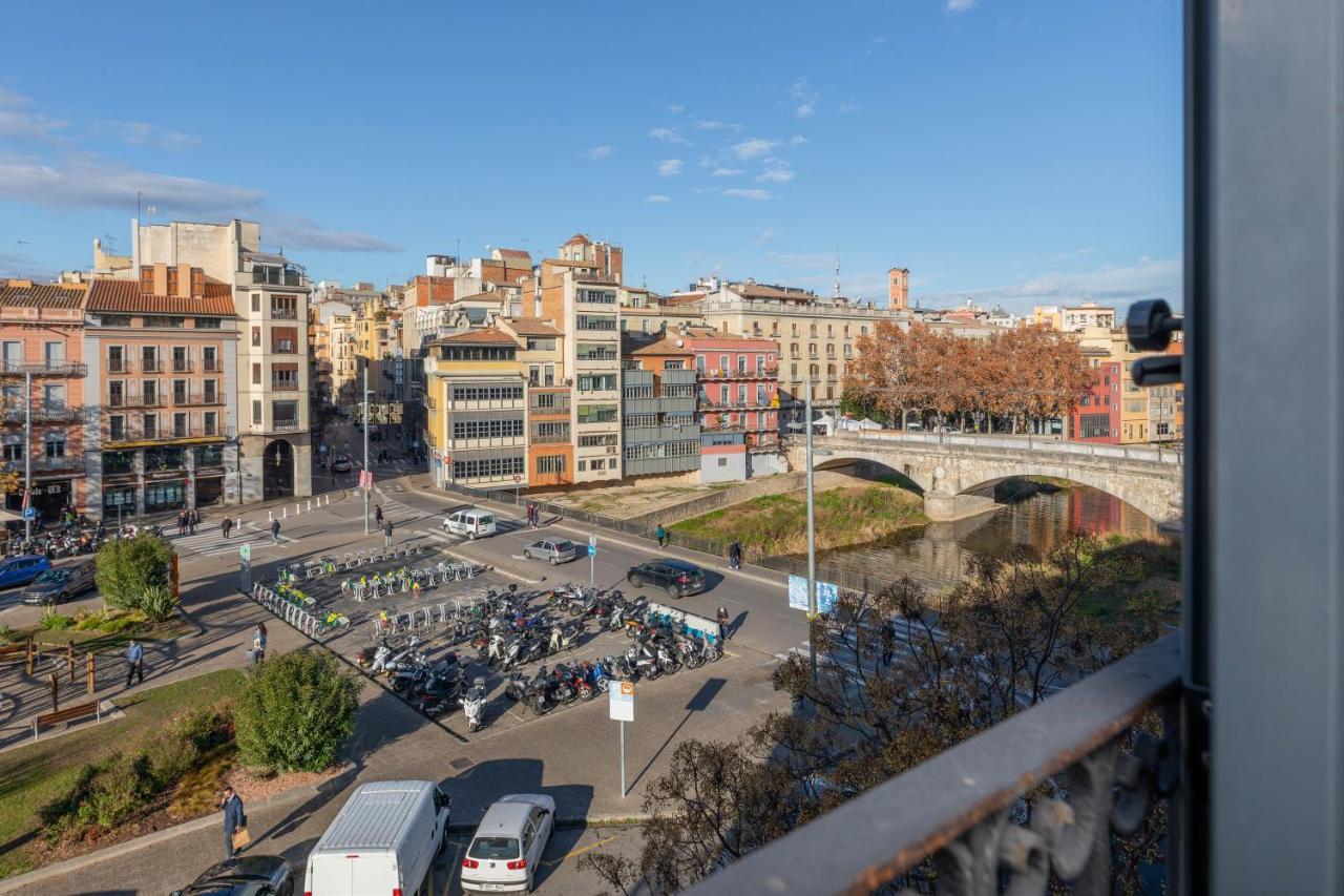Flateli Placa Catalunya 10 Gerona Buitenkant foto